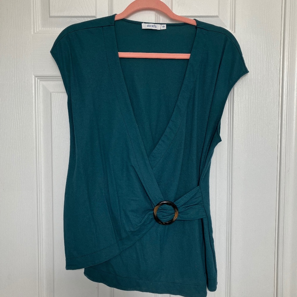 Bundle 5/$20-  Rickis Wrap Shirt